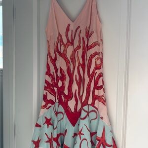 Coral Reef Print Dress